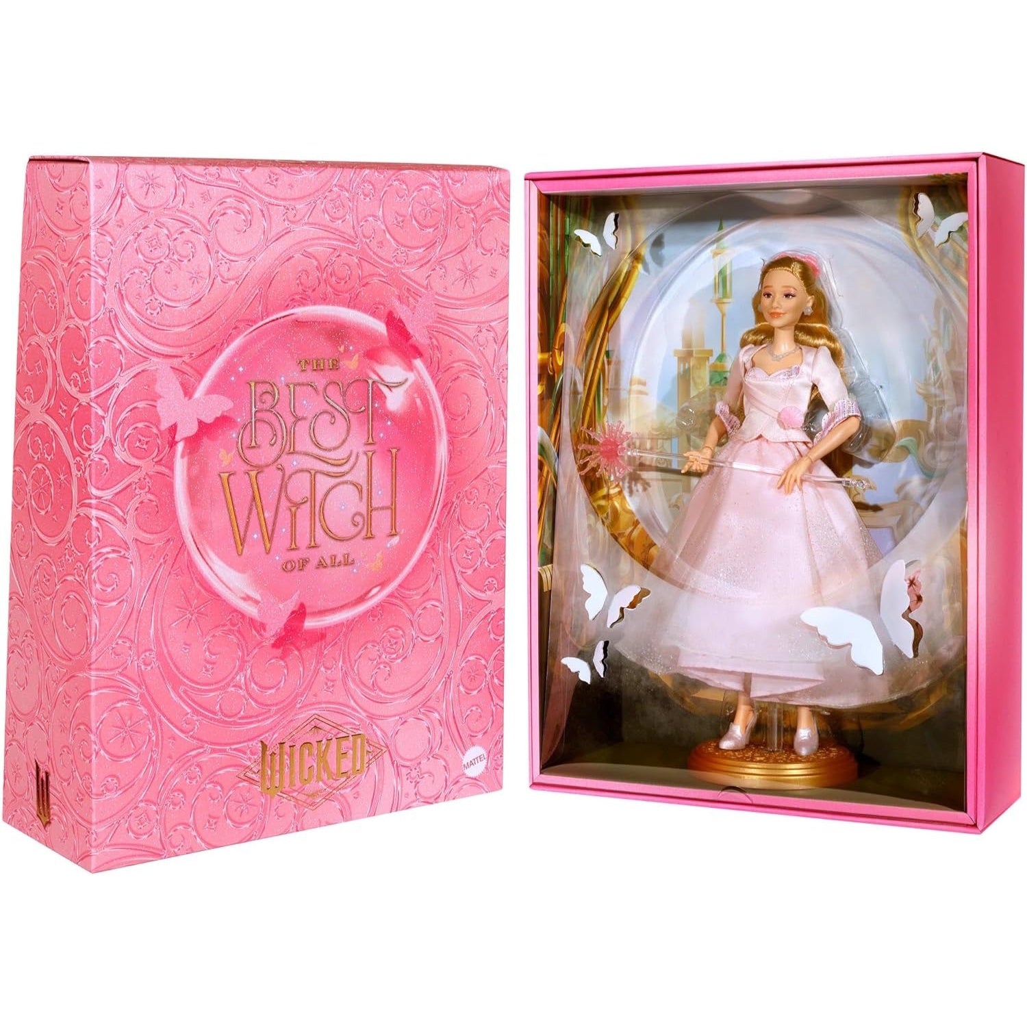 Universal Pictures’ Wicked: For Good: Glinda Exclusive Fashion Doll [The Best Witch of All] Toys & Games Mattel