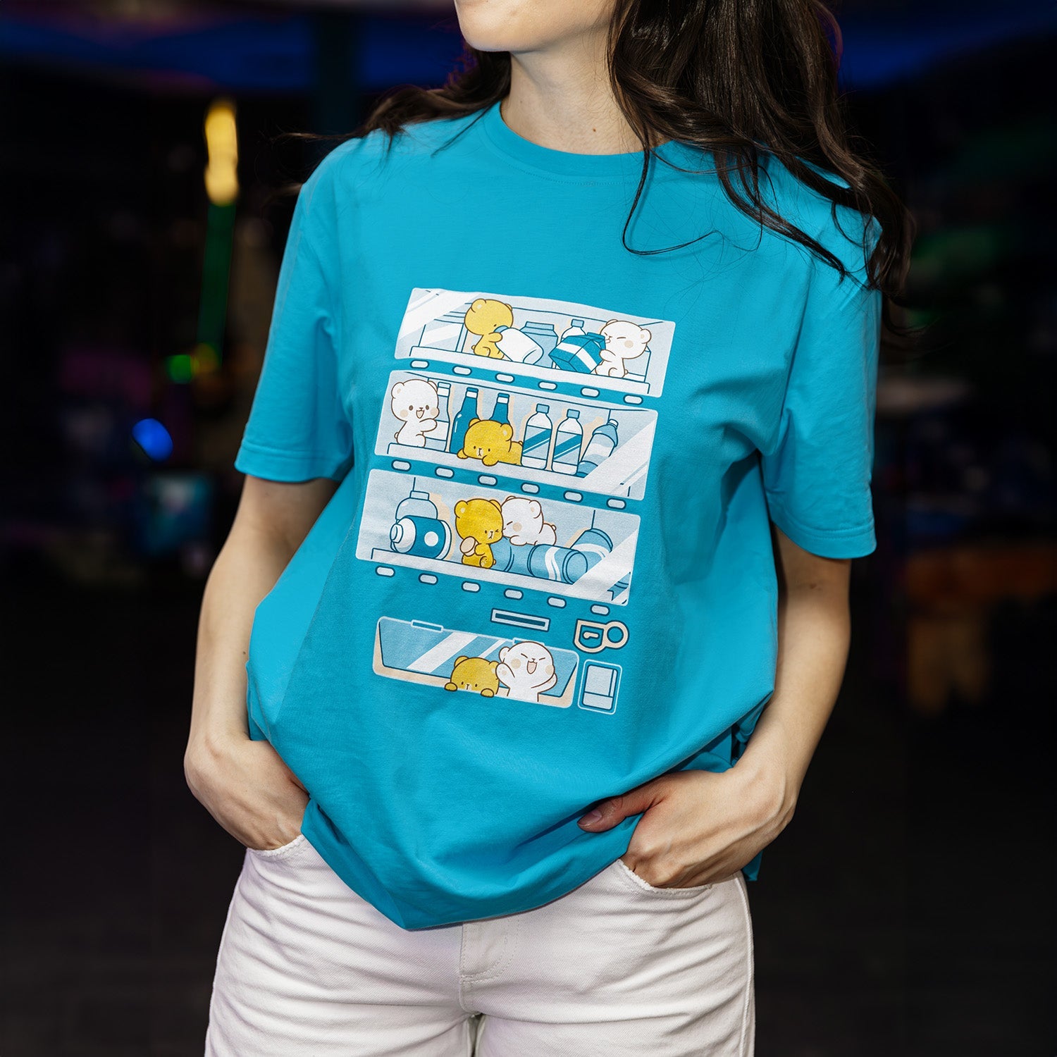 Milk Mocha Bear: Vending Machine T-Shirt T-Shirts Milk Mocha Bear