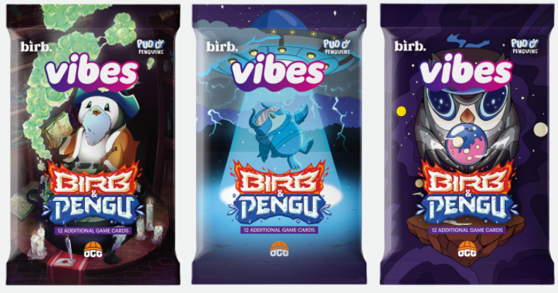 Vibes Pudgy Penguins TCG - Birb & Pengu Booster Pack [Set 3] Card Game Pudgy Penguins