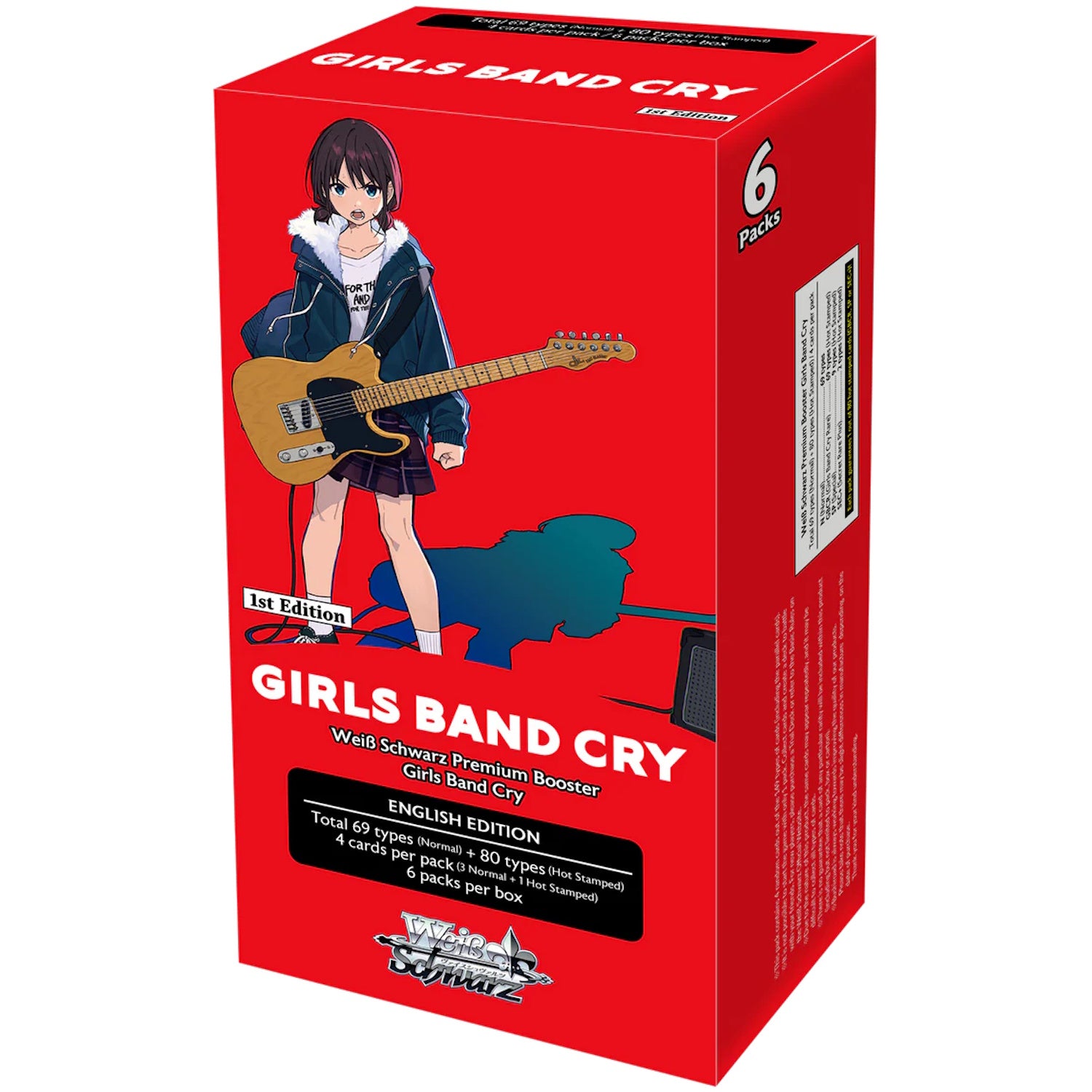 Weiss Schwarz TCG: Girls Band Cry: Premium Booster Box - 6 Packs Card Game Bushiroad