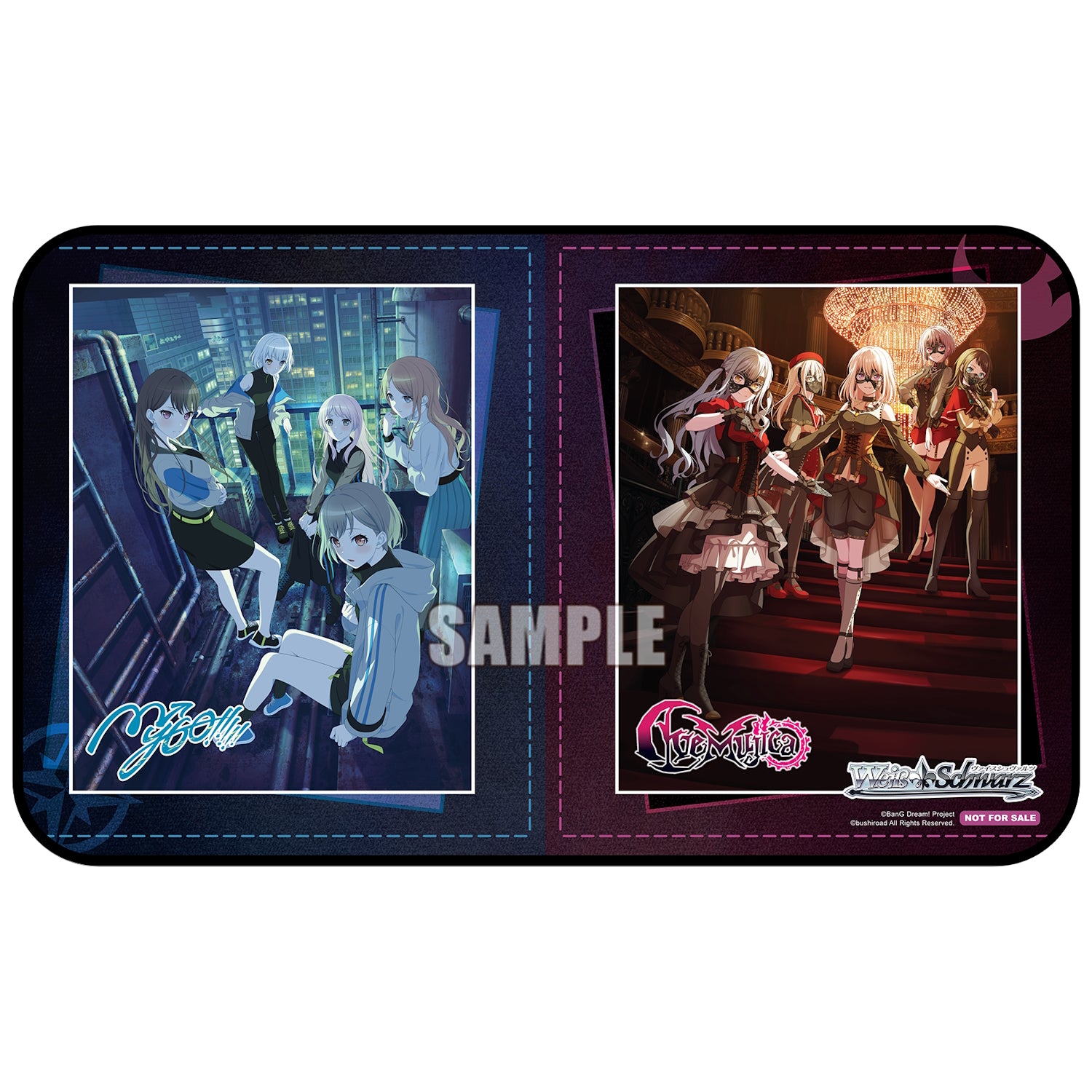 Weiss Schwarz TCG: MyGo!! x Ave Mujica Playmat Card Game Accessories Bushiroad