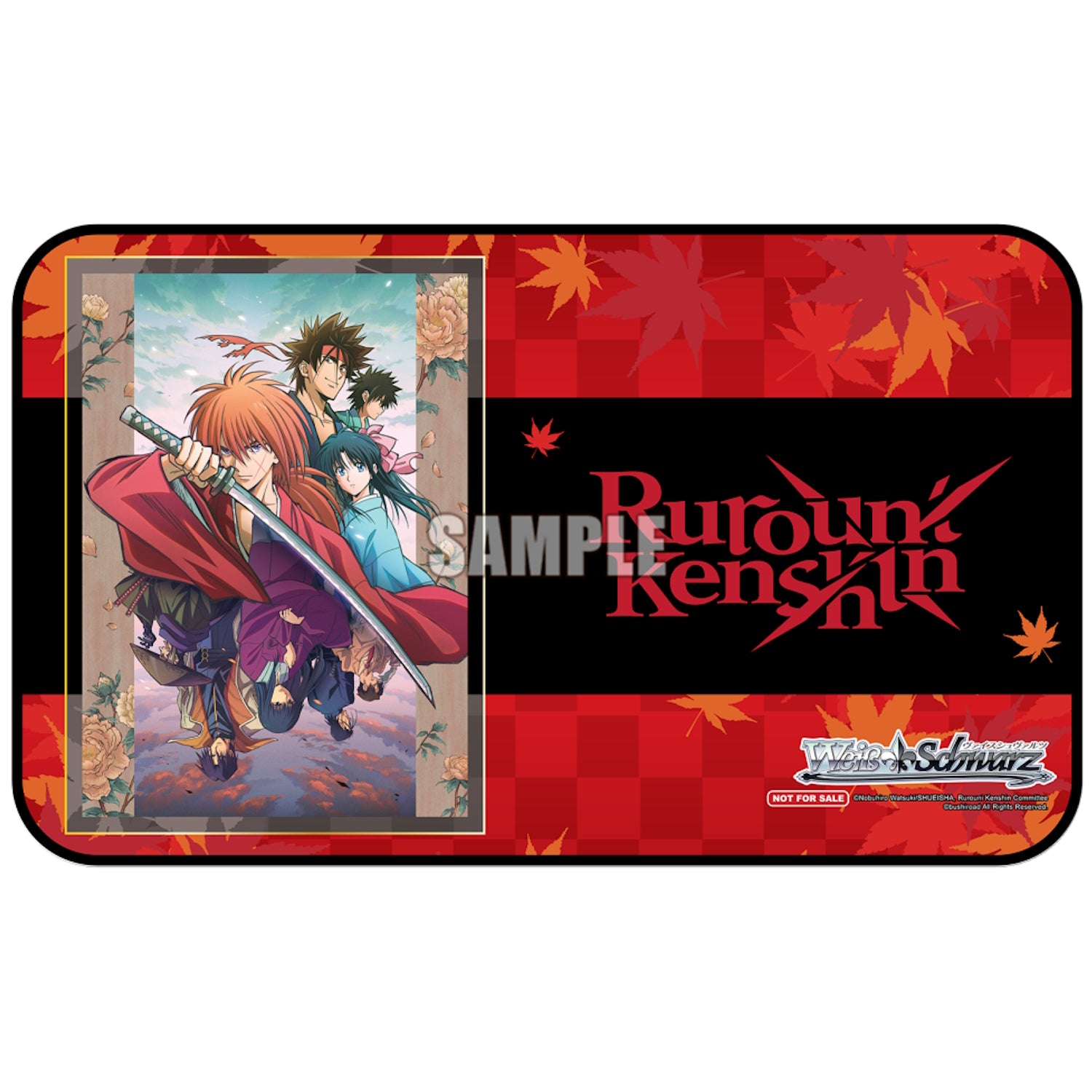 Weiss Schwarz TCG: Rurouni Kenshin Playmat Card Game Accessories Bushiroad