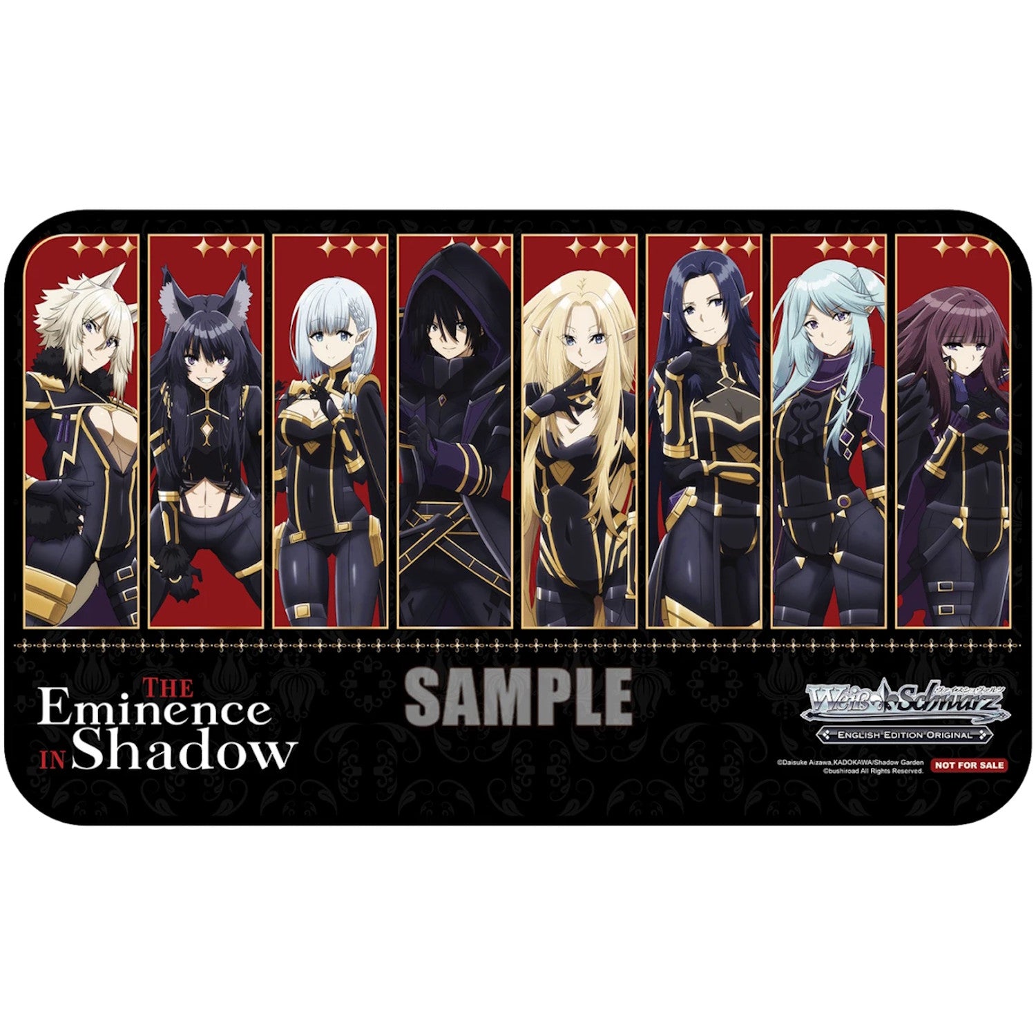 Weiss Schwarz TCG: The Eminence in Shadow Playmat Card Game Accessories Bushiroad