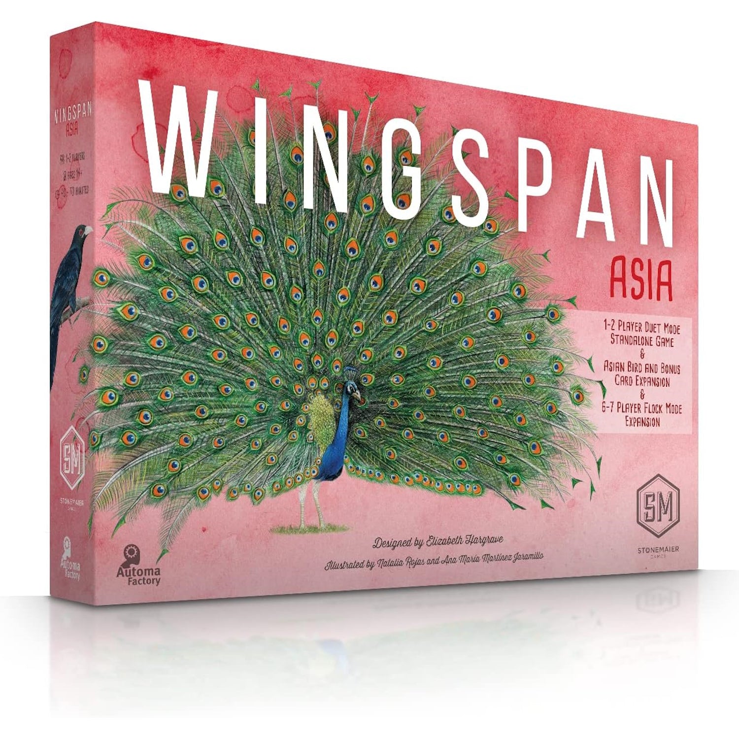 Wingspan - Asia Expansion [Board Game, 1 - 5 Players] Board Game Stonemaier Games