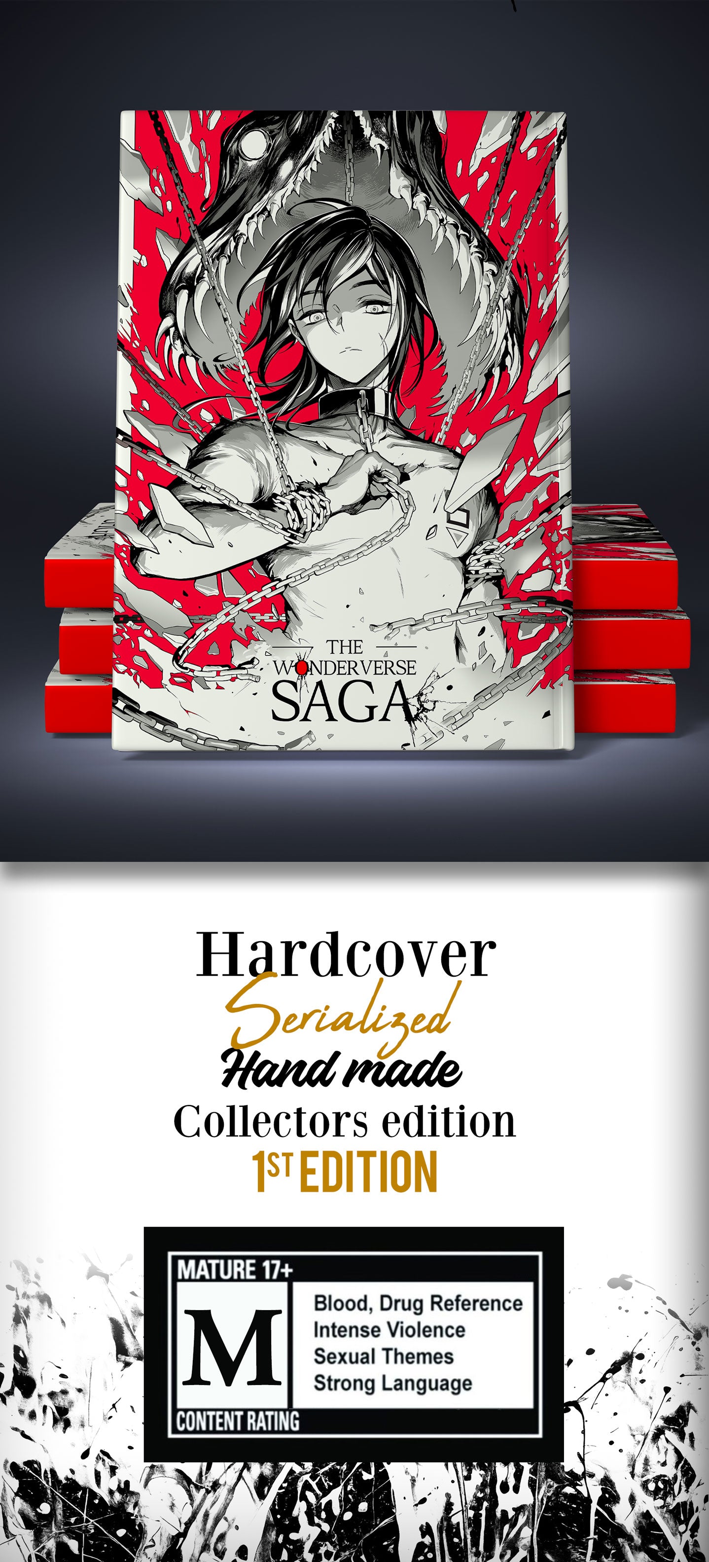 Wonderverse Saga #1: HC Collector's Edition [Cathrin Cover by Serafleur] Manga The Art of Rachta Lin