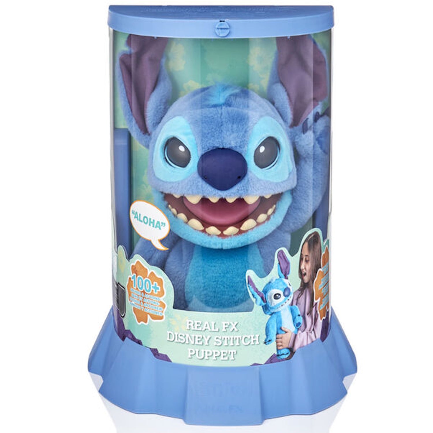 WOW! Stuff: RealFX Disney Stitch - 18" Puppetronic Animatronic Plush Plushies Wow! Stuff