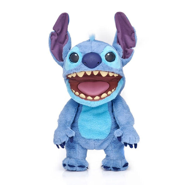 WOW! Stuff: RealFX Disney Stitch - 18" Puppetronic Animatronic Plush Plushies Wow! Stuff