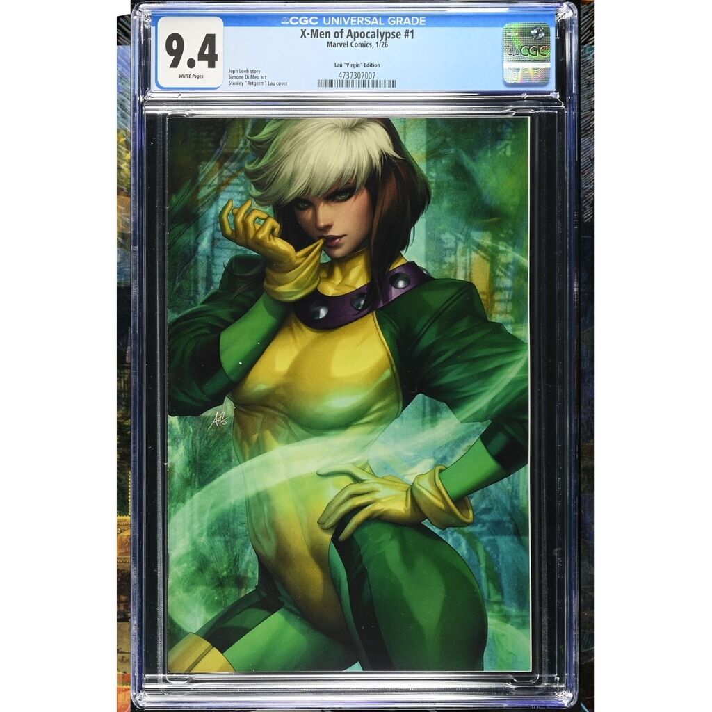 X-Men Of Apocalypse: #1 [Stanlee Artgerm Lau CGC 9.4 Virgin - 1:100] 2025 Comics Marvel Comics