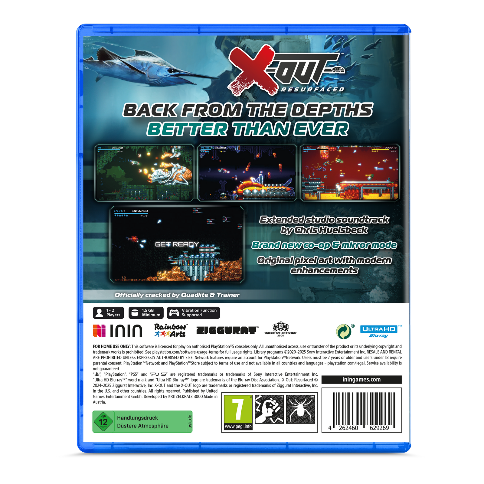 X-Out Resurfaced - Limited Edition [PlayStation 5] PlayStation 5 Video Game ININ Games
