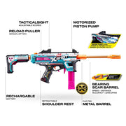 XSHOT Pro Motorized Piston Pump AEB Toy Motorized 40 Darts Air Pocket Blaster Toys & Games Zuru