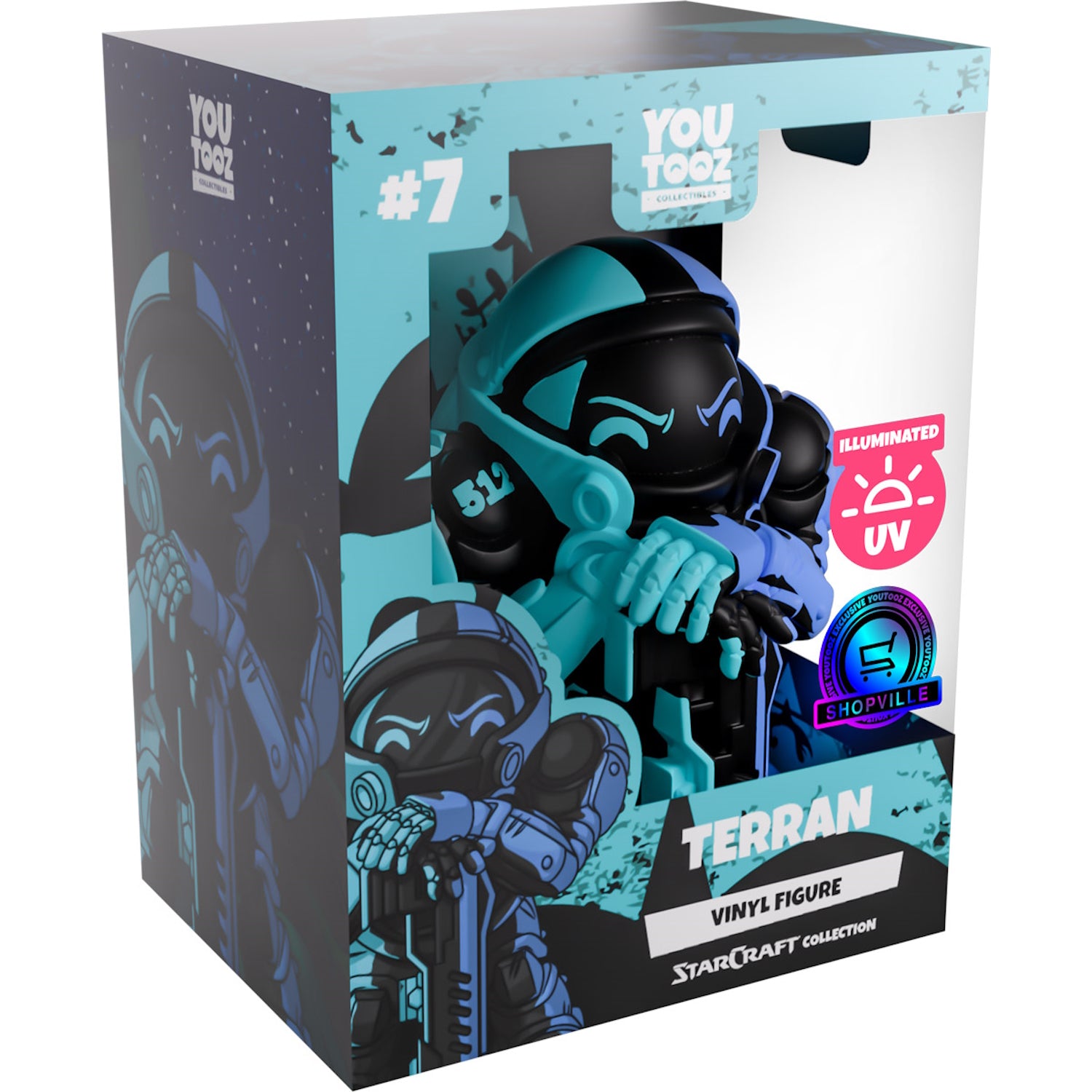 Youtooz x Shopville Exclusive: Starcraft Collection [Illuminated Terran Vinyl Figure #7] Limited Edition - 500 Made Toys & Games Youtooz