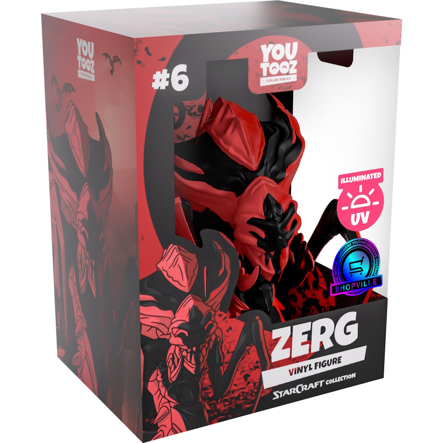 Youtooz x Shopville Exclusive: Starcraft Collection [Illuminated Zerg Vinyl Figure #6] Limited Edition - 500 Made Toys & Games Youtooz