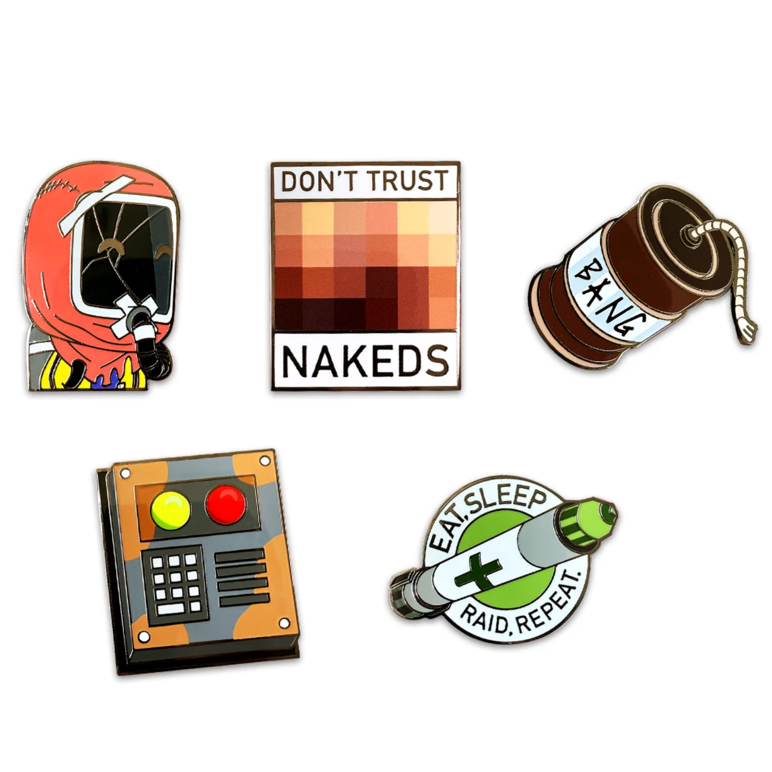 Youtooz: Rust Collection [Rust 5-Pin Set] Enamel Pin Youtooz