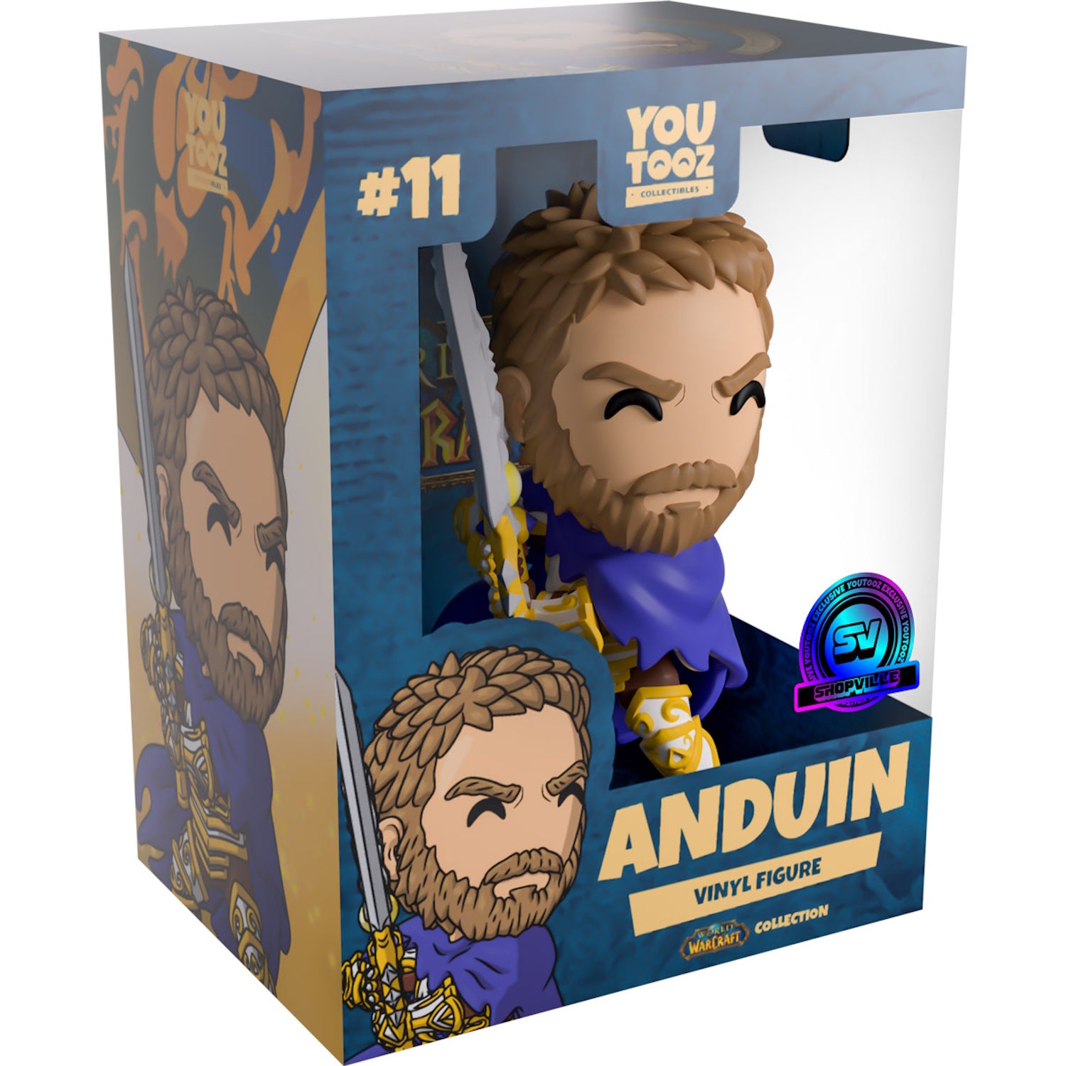 Youtooz x Shopville Exclusive: World of Warcraft Collection [Alliance Anduin] Limited Edition Vinyl Figure - 750 Made Toys & Games Youtooz