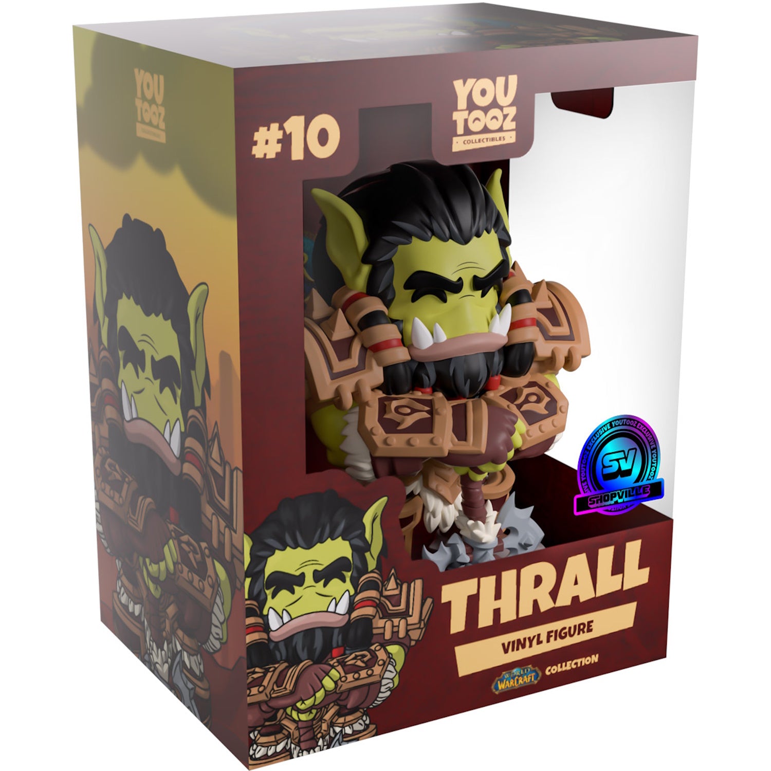 Youtooz x Shopville Exclusive: World of Warcraft Collection [Horde Thrall] Limited Edition Vinyl Figure – 750 Made Toys & Games Youtooz