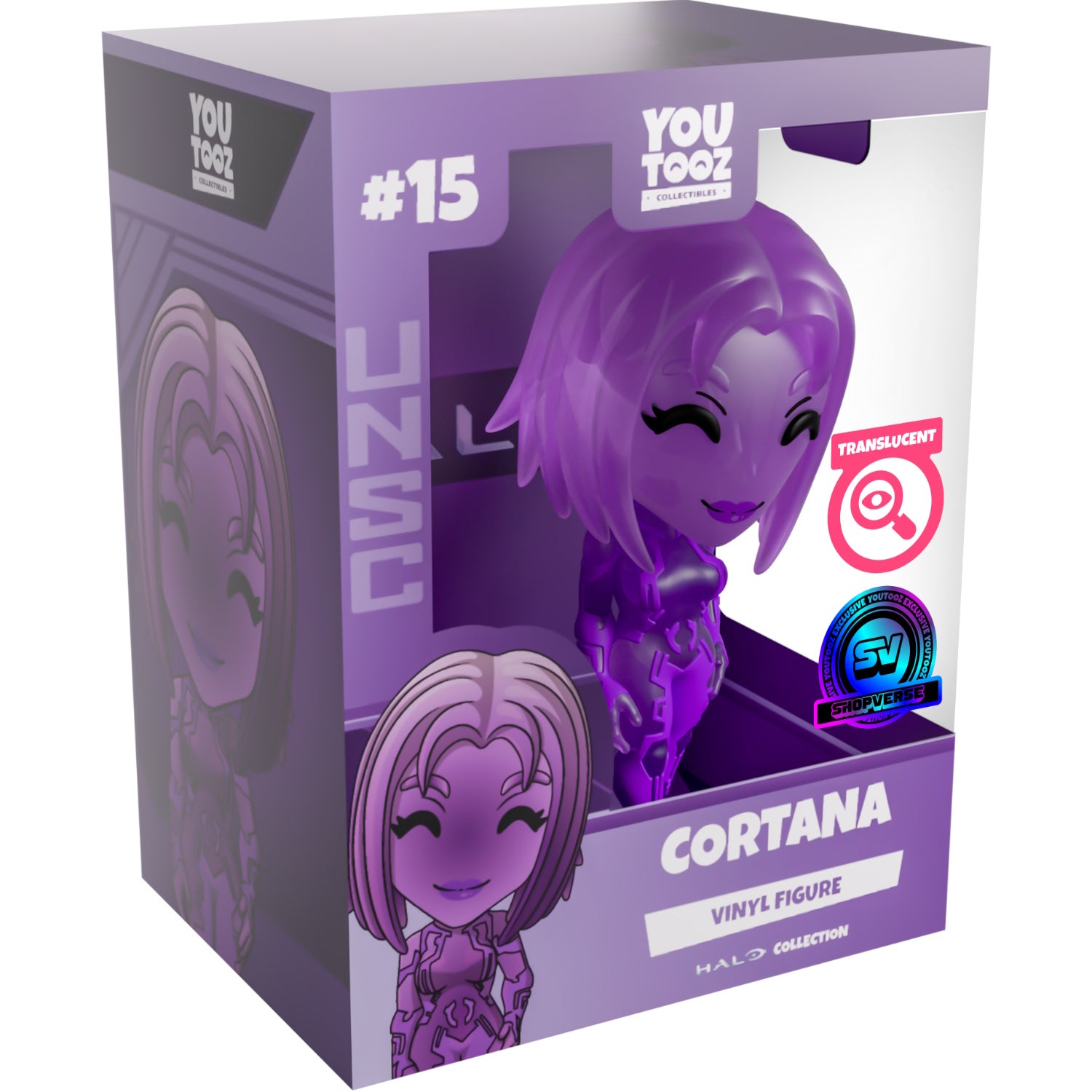 Youtooz x Shopverse Exclusive: Halo Collection - Halo 2 Cortana Vinyl Figure [Limited Edition – 1,000 Made] Toys & Games Youtooz
