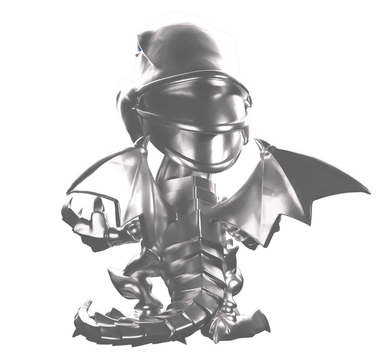 Youtooz x Shopville Exclusive: Yu-Gi-Oh Collection - Chrome Blue-Eyes White Dragon - Vinyl Figure #5 [Limited Edition - 750 Made] Toys & Games Youtooz