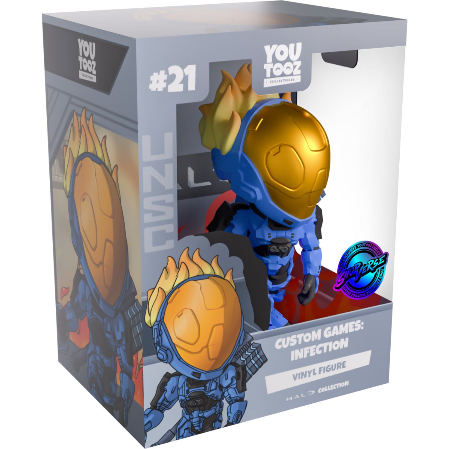 Youtooz X Shopverse: Halo Collection [Custom Games: Infection Vinyl Figure #21] Limited Edition Toys & Games Youtooz