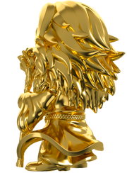 Lord of the Rings Collection: Gold Chrome Gandalf Vinyl Figure #3 - SV Exclusive Toys & Games Youtooz