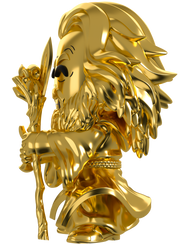 Lord of the Rings Collection: Gold Chrome Gandalf Vinyl Figure #3 - SV Exclusive Toys & Games Youtooz