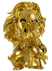Lord of the Rings Collection: Gold Chrome Gandalf Vinyl Figure #3 - SV Exclusive Toys & Games Youtooz