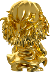 Lord of the Rings Collection: Gold Chrome Gandalf Vinyl Figure #3 - SV Exclusive Toys & Games Youtooz