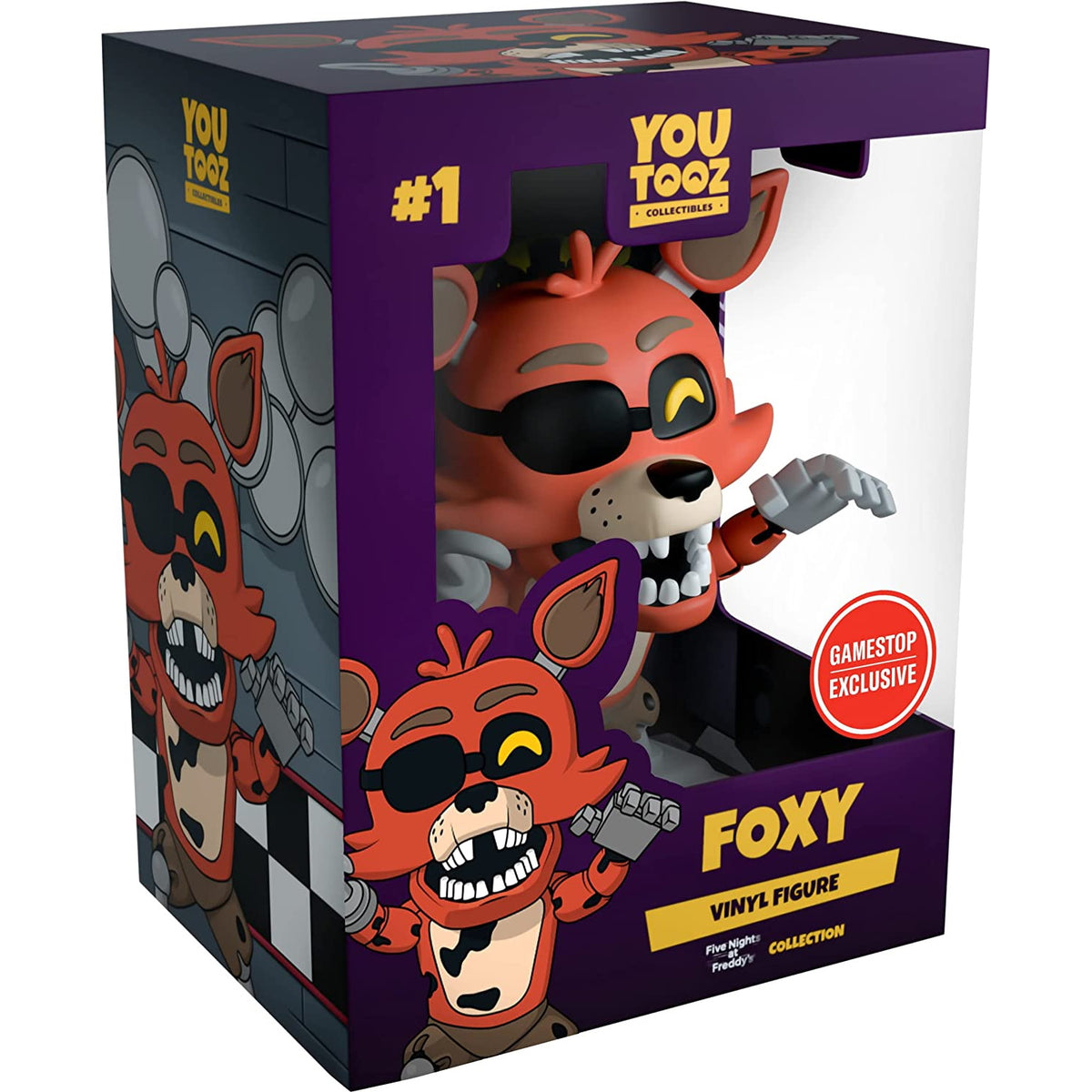 FNAF: Foxy Vinyl Figure #1 Toys & Games Youtooz