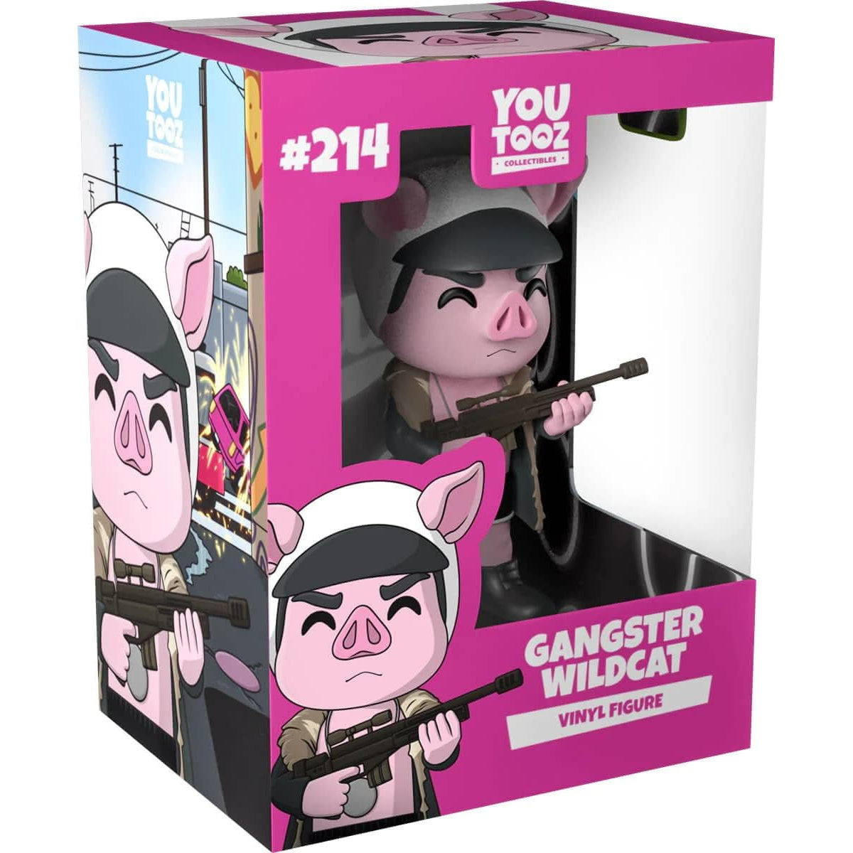 Gaming Collection: Gangster Wildcat Vinyl Figure #214 Toys & Games Youtooz