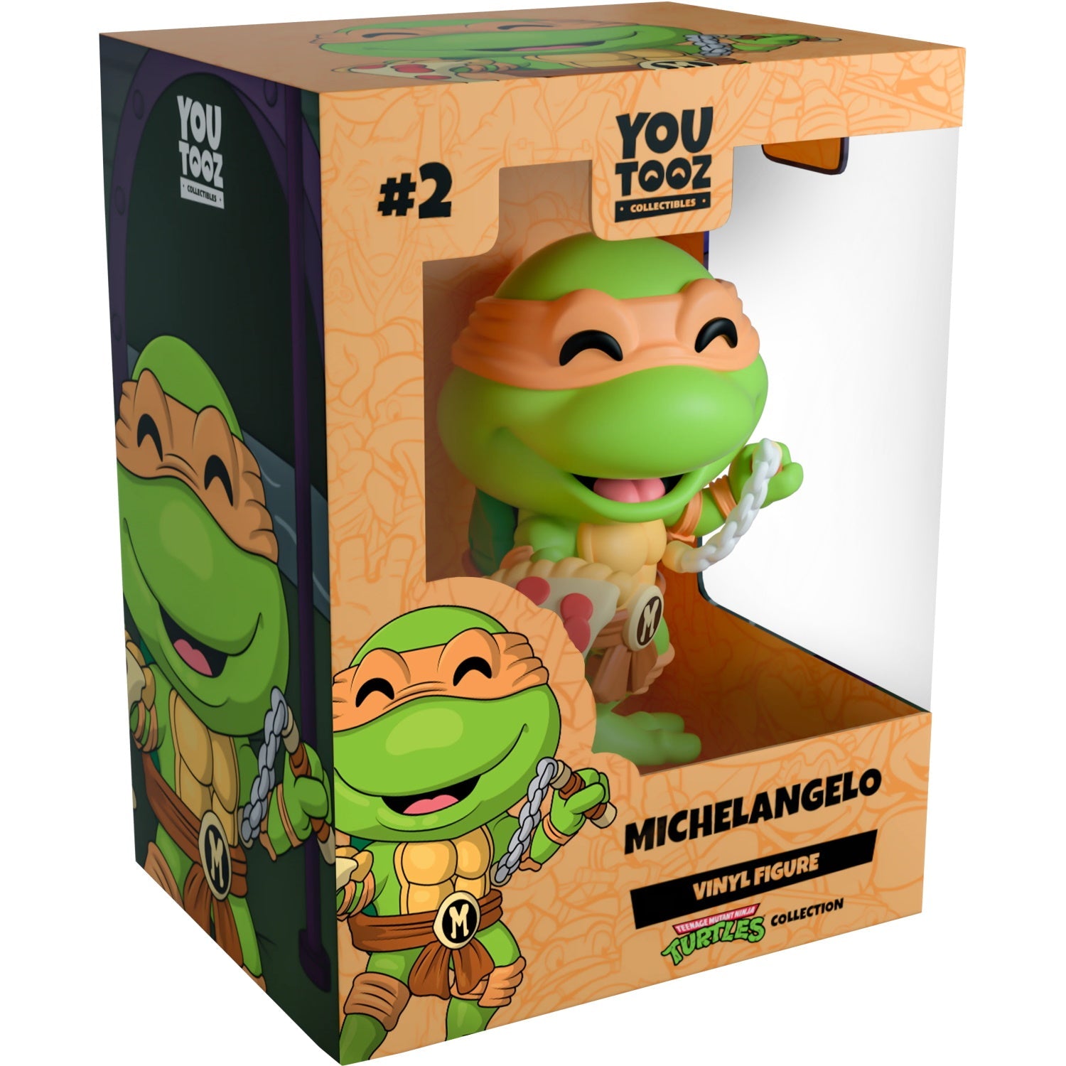 Youtooz: Teenage Mutant Ninja Turtles Collection [Michelangelo] TMNT Vinyl Figure #2 Toys & Games Youtooz