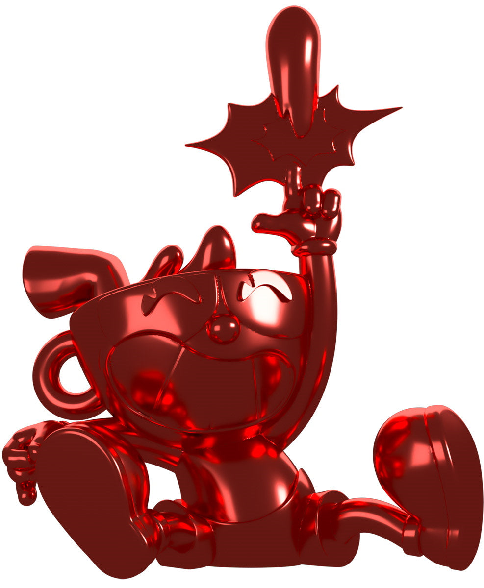 Youtooz x Shopville Exclusive: Cuphead Collection - Cuphead Red Chrome Vinyl Figure [Limited Edition – 500 Made] Toys & Games Youtooz