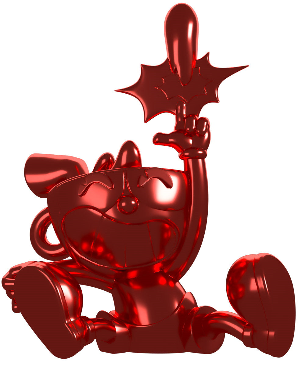 Youtooz x Shopville Exclusive: Cuphead Collection - Cuphead Red Chrome Vinyl Figure [Limited Edition – 500 Made] Toys & Games Youtooz