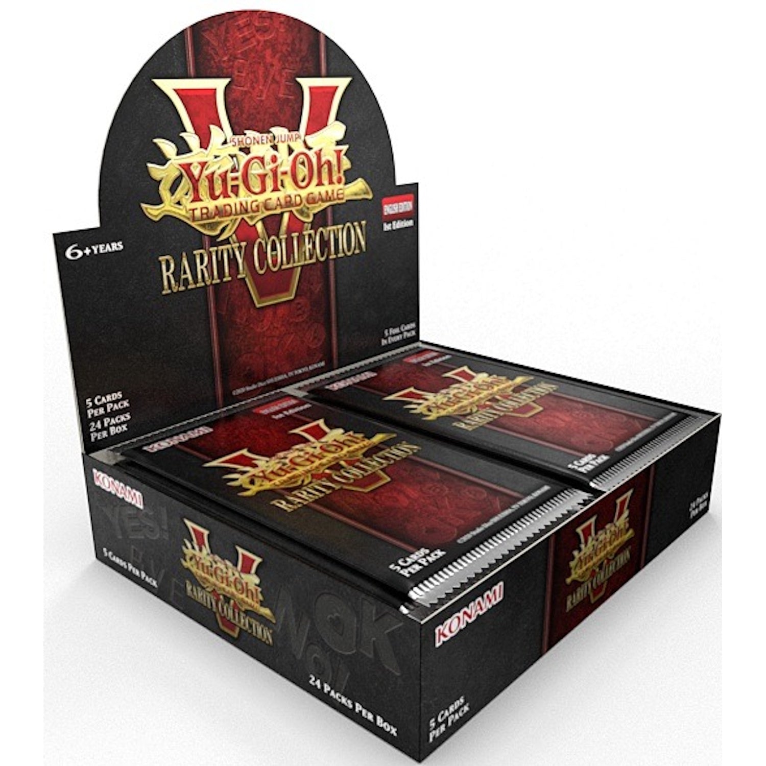 Yu-Gi-Oh! TCG: Rarity Collection V 1st First Edition Booster Box - 24 Packs Card Game Konami
