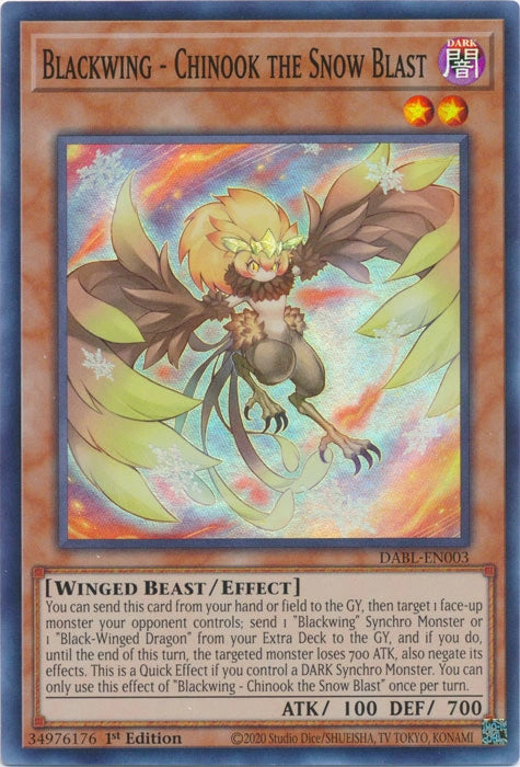 Yu-Gi-Oh! TCG: Darkwing Blast Sleeved Booster Pack