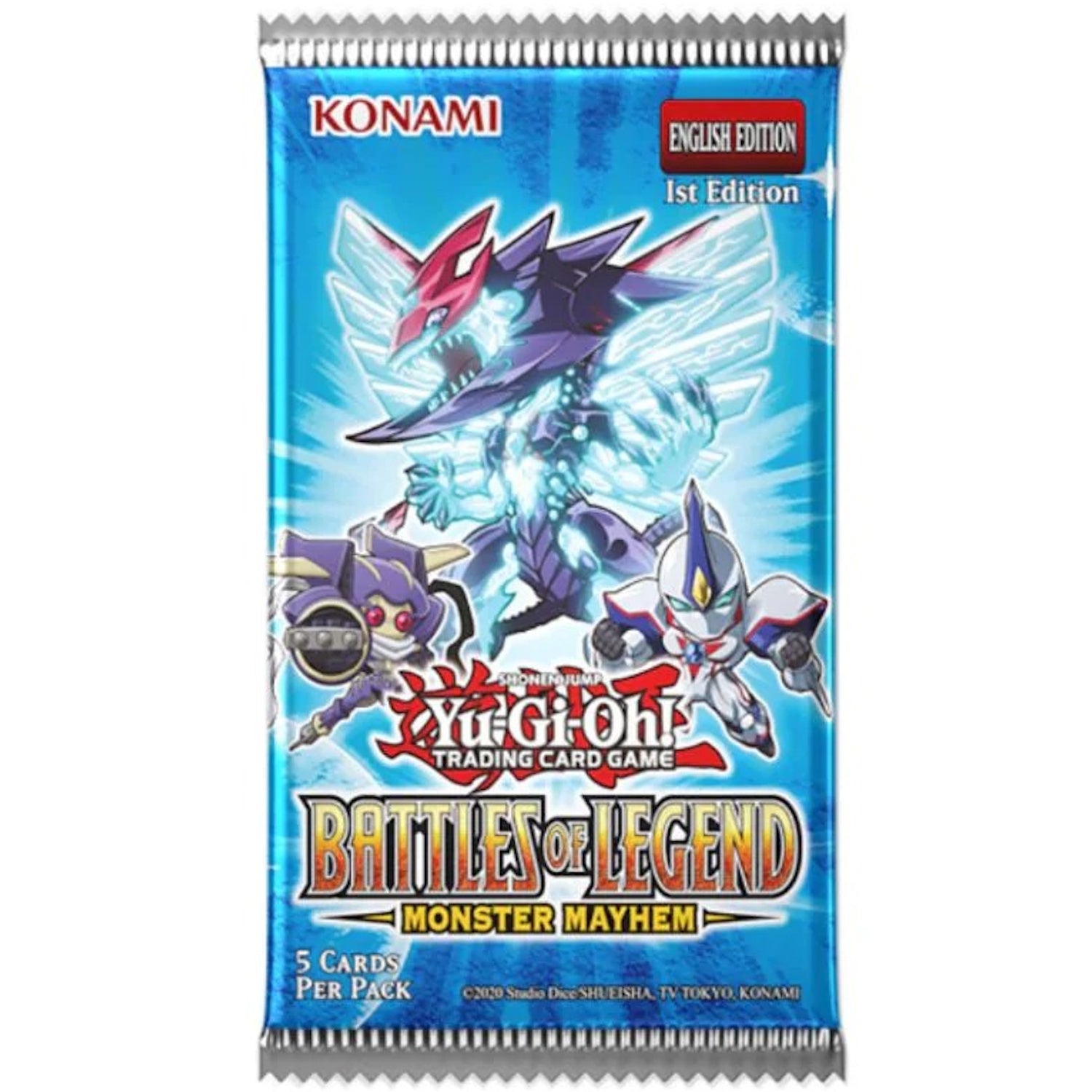 Yu-Gi-Oh! TCG: Battles of Legend: Monster Mayhem Booster Pack Card Game Konami