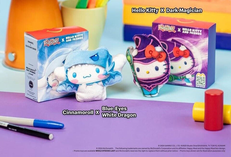 Yu-Gi-Oh x Hello Kitty & Friends x McDonald's Limited Edition Plush – My Melody as Dark Magician Girl Plushies Konami