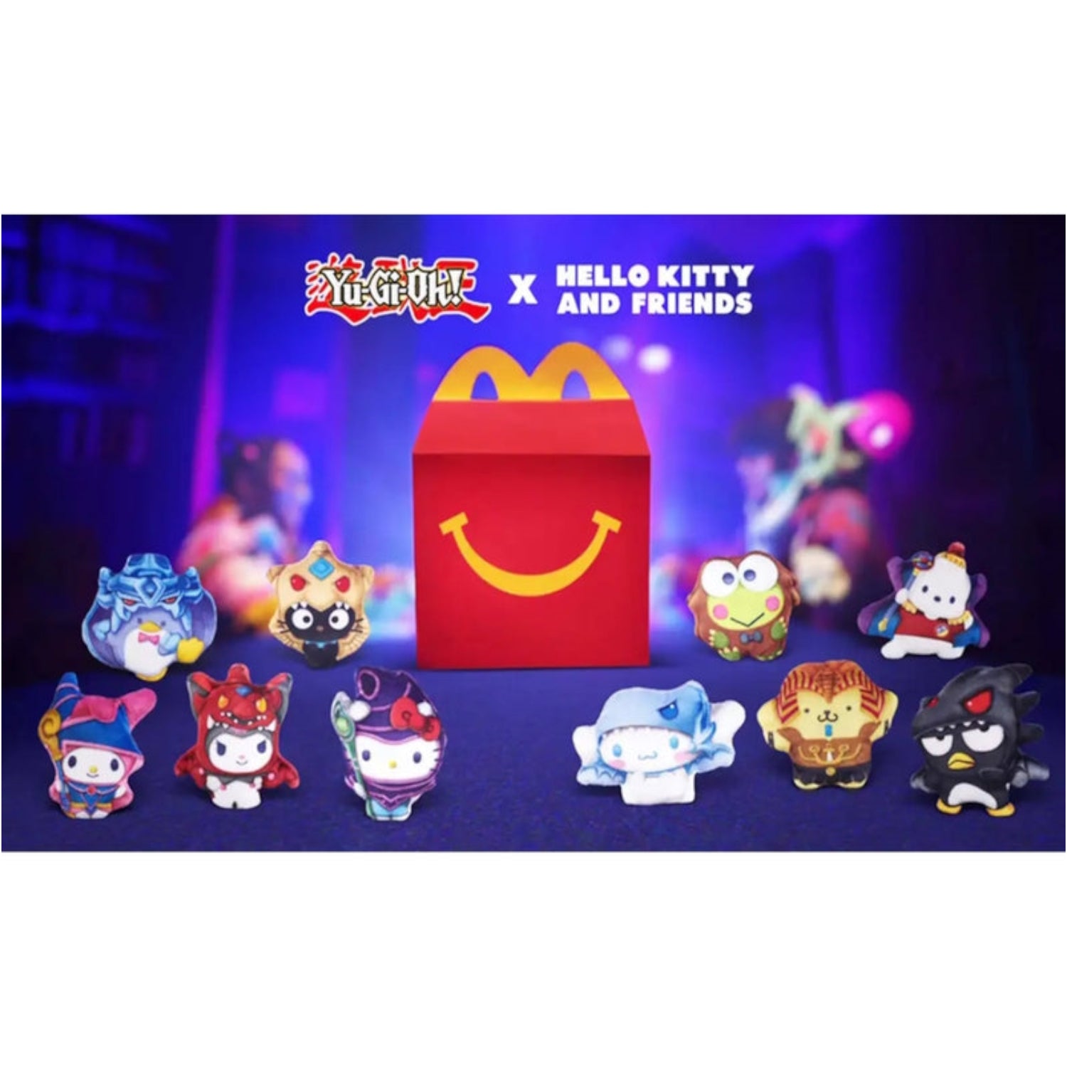 Yu-Gi-Oh x Hello Kitty & Friends x McDonald's Limited Edition Plush – Cinnamoroll as Blue-Eyes White Dragon Plushies Konami