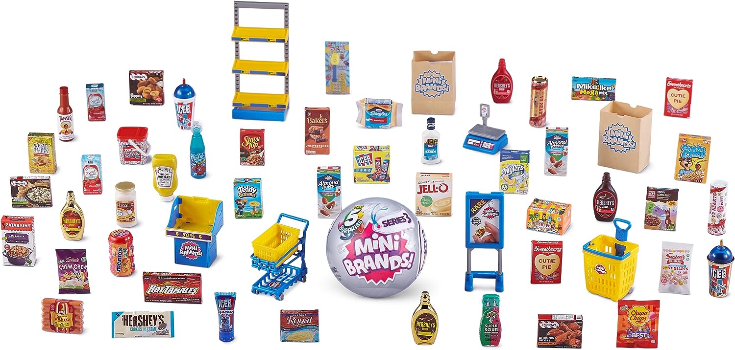 ZURU: 5 Surprise Mini Brands - Mini Mart Playset - Series 3 Toys & Games Zuru