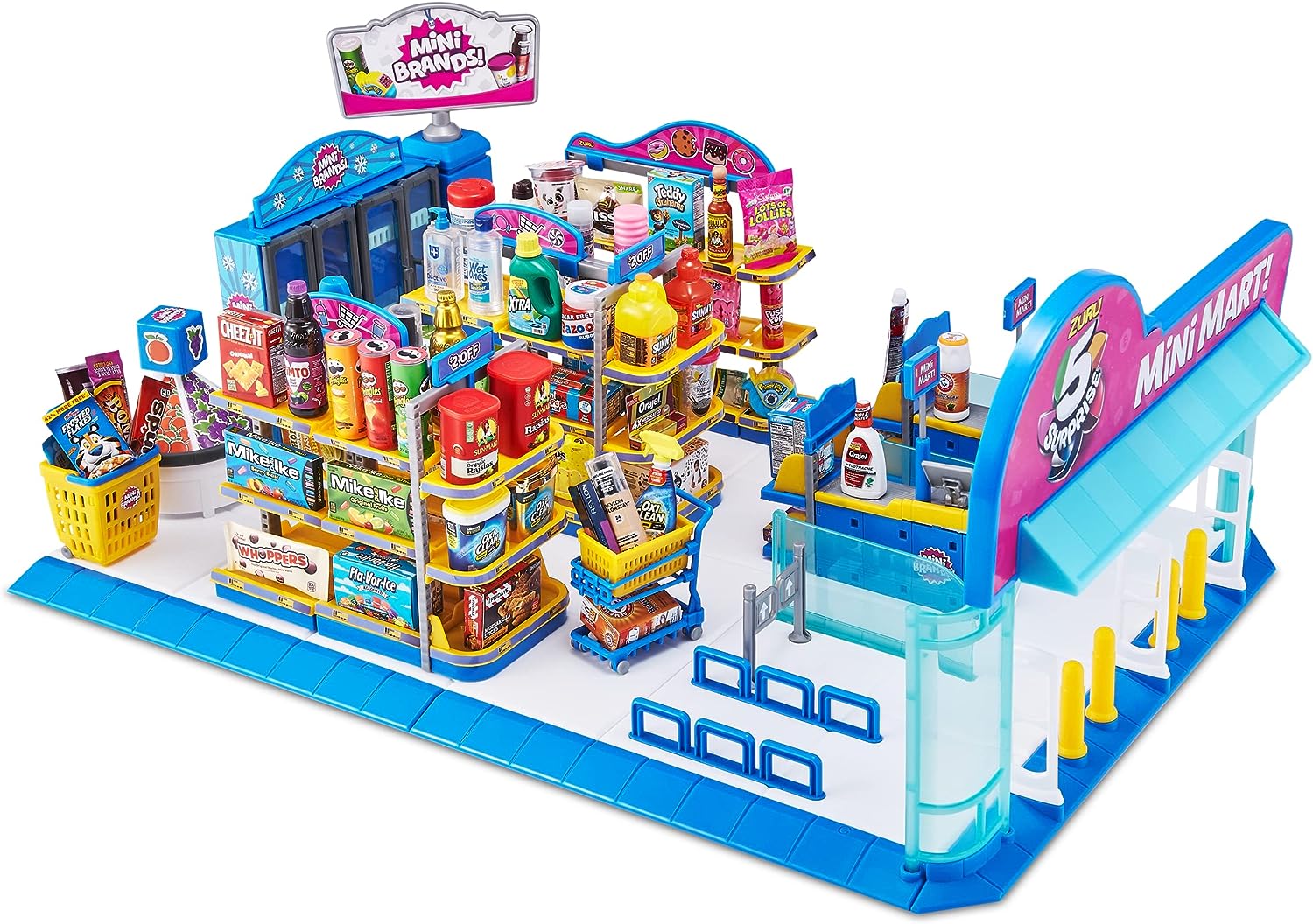 ZURU: 5 Surprise Mini Brands - Mini Mart Playset - Series 3 Toys & Games Zuru