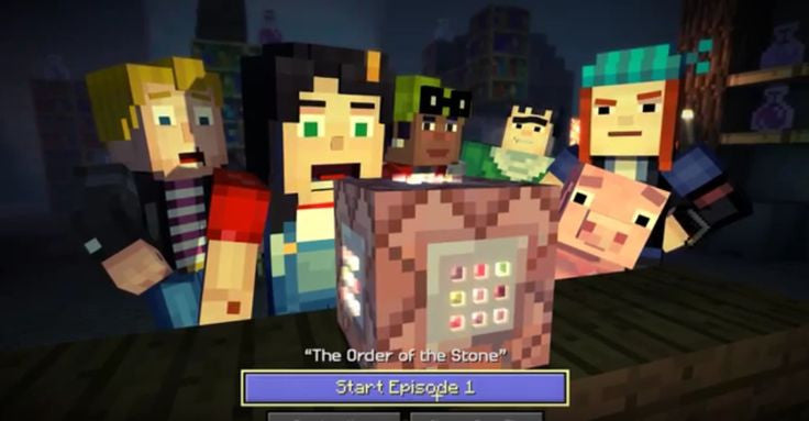 Minecraft: Story Mode - A Telltale Games Series - The Complete Adventure [PlayStation 4] PlayStation 4 Video Game Mojang Studios   