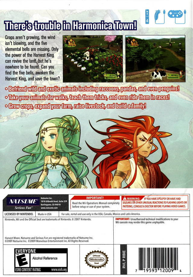 Harvest Moon: Animal Parade [Nintendo Wii] Nintendo Wii Video Game Natsume   