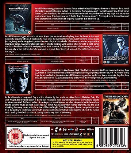 Terminator Quadrilogy 1-4 Collection [Blu-Ray Box Set] DVDs & Blu-Rays Sony Pictures