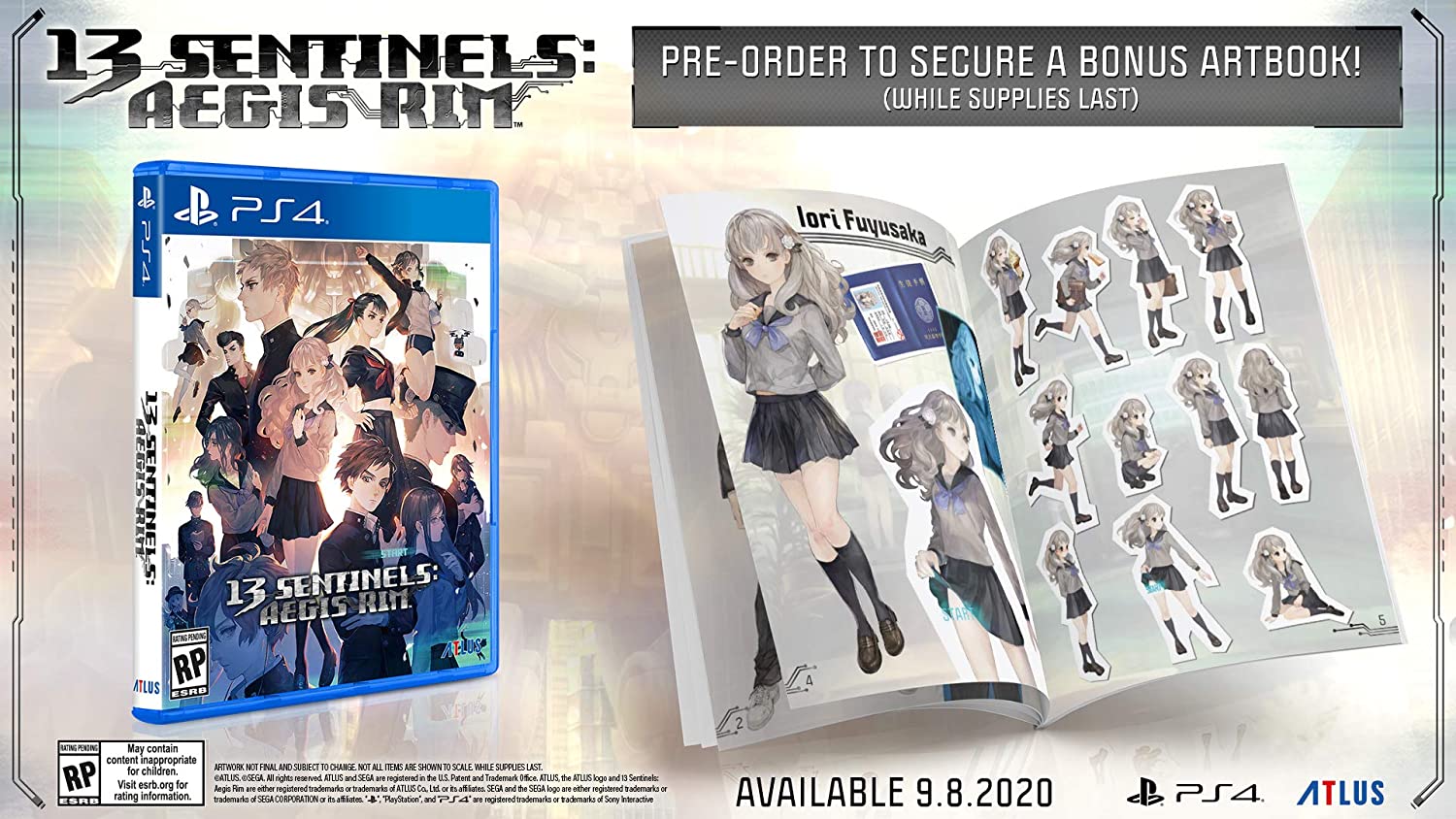13 Sentinels: Aegis Rim [PlayStation 4] PlayStation 4 Video Game Atlus   