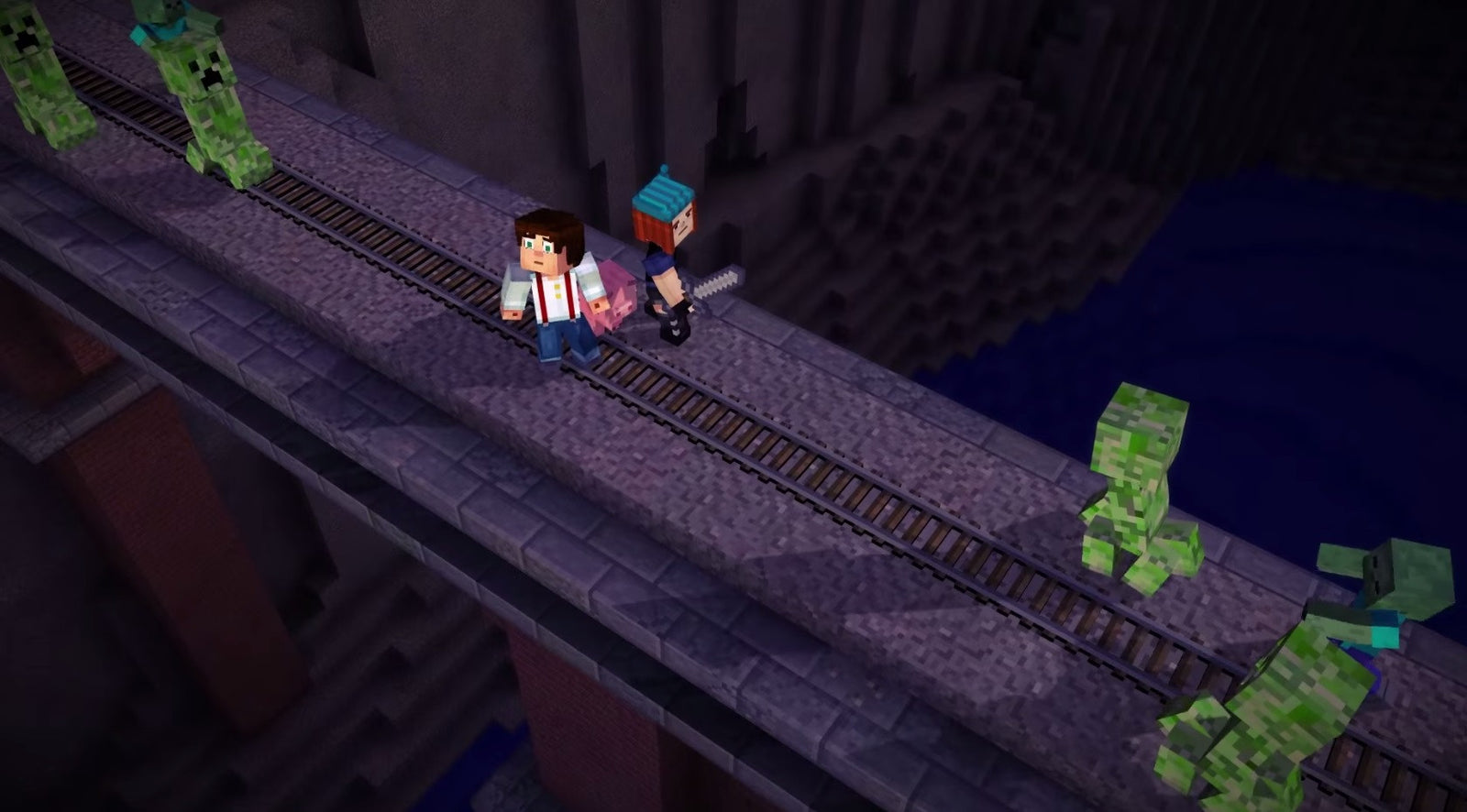 Minecraft: Story Mode - The Complete Adventure [Nintendo Wii U] Nintendo Wii U Video Game Mojang Studios   