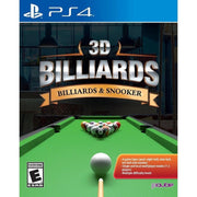 3D Billiards: Billiards & Snooker [PlayStation 4] PlayStation 4 Video Game PQube   