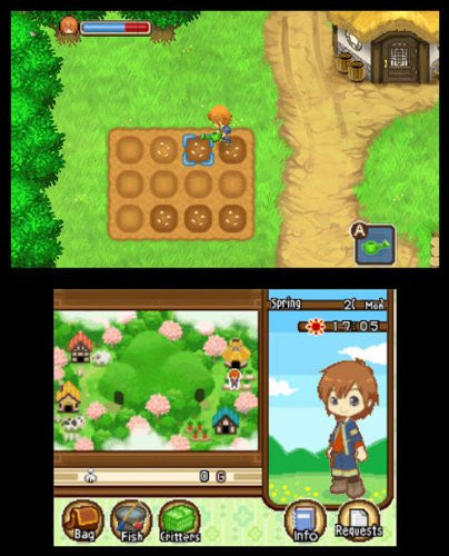 Harvest Moon 3D: The Tale of Two Towns [Nintendo 3DS] Nintendo 3DS Video Game Natsume   