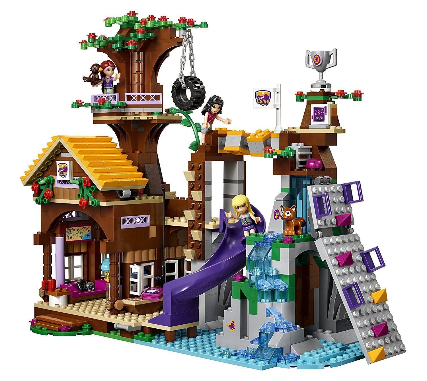 LEGO Friends Adventure Camp Tree House 726 Piece Building Kit [LEGO, #41122] LEGO LEGO   