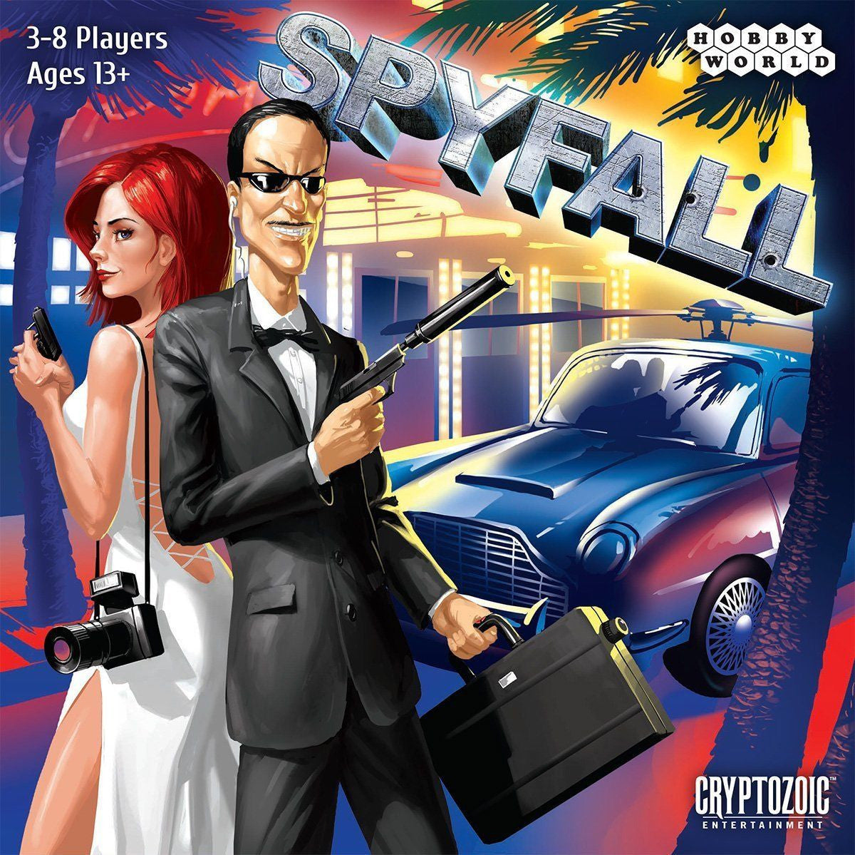 Spyfall Card Game Cryptozoic   