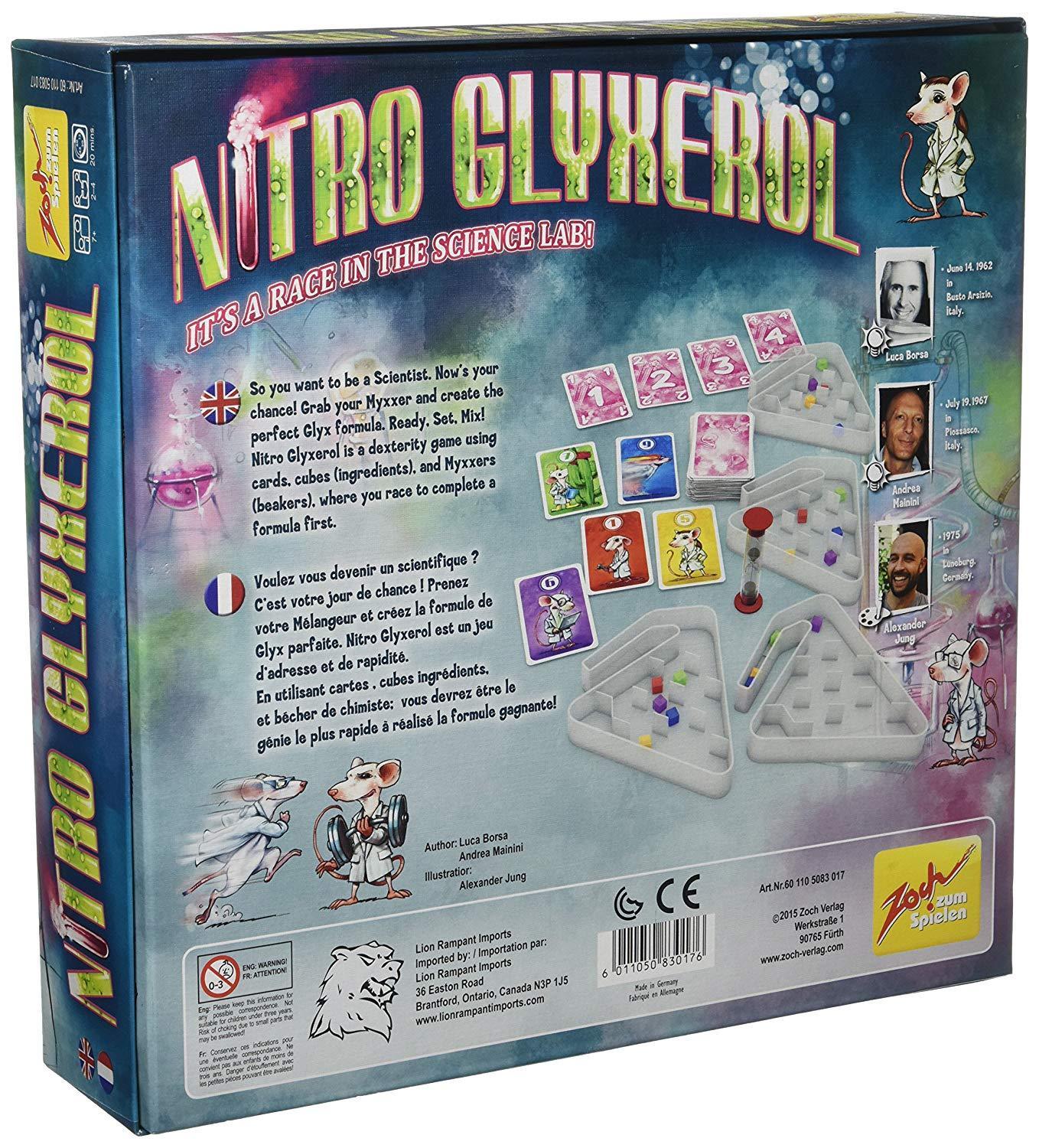 Nitro Glyxerol [Board Game, 2-4 Players] Board Game Zoch Verlag   
