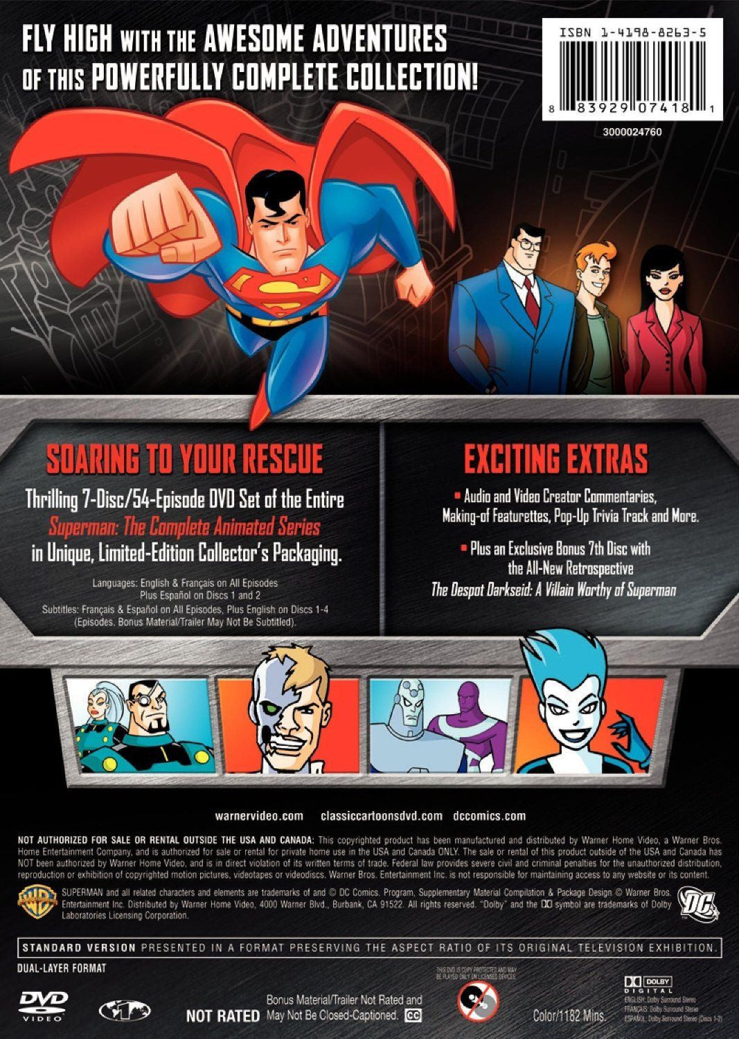 Superman - The Complete Animated Series [DVD Box Set] DVDs & Blu-Rays DC Comics   