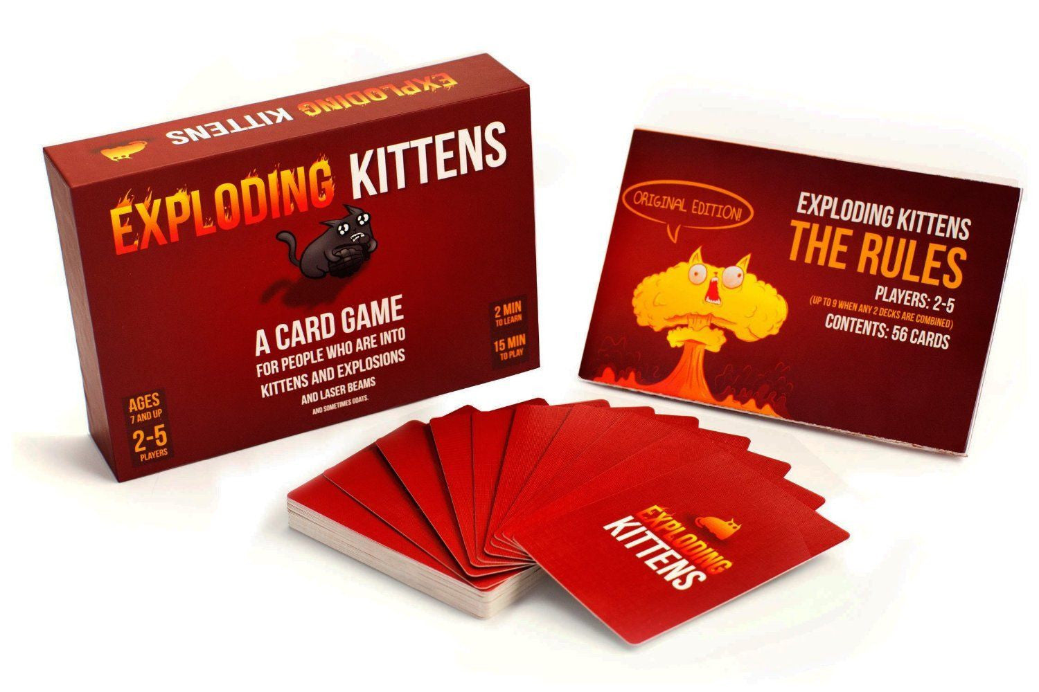 Exploding Kittens - Original Edition [Party Card Game, 2-5 Players] Card Game The Oatmeal   